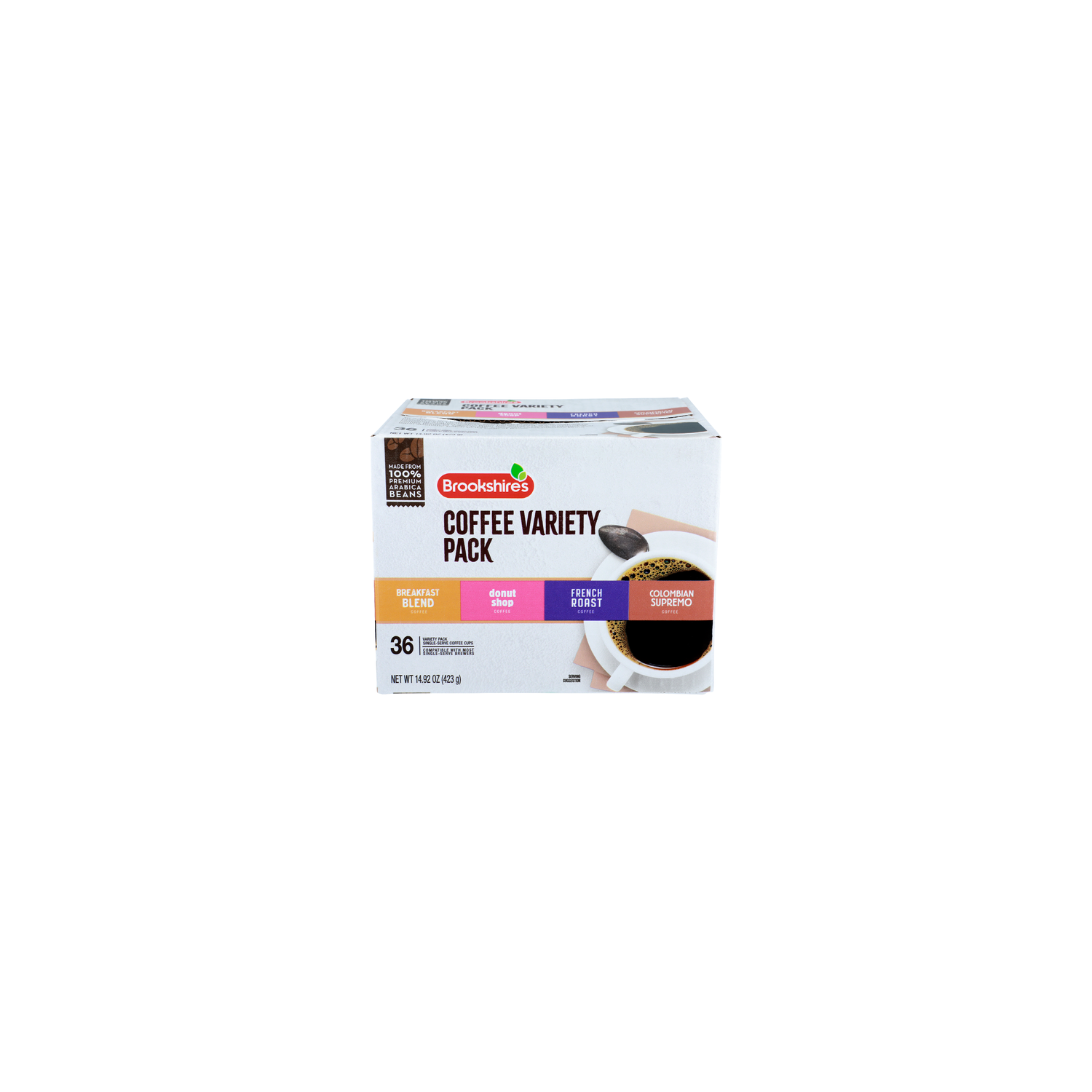 Brookshire's Single-Serve Coffee Variety Pack - 0.414 Ounce - 36 Count Image 1 of 3