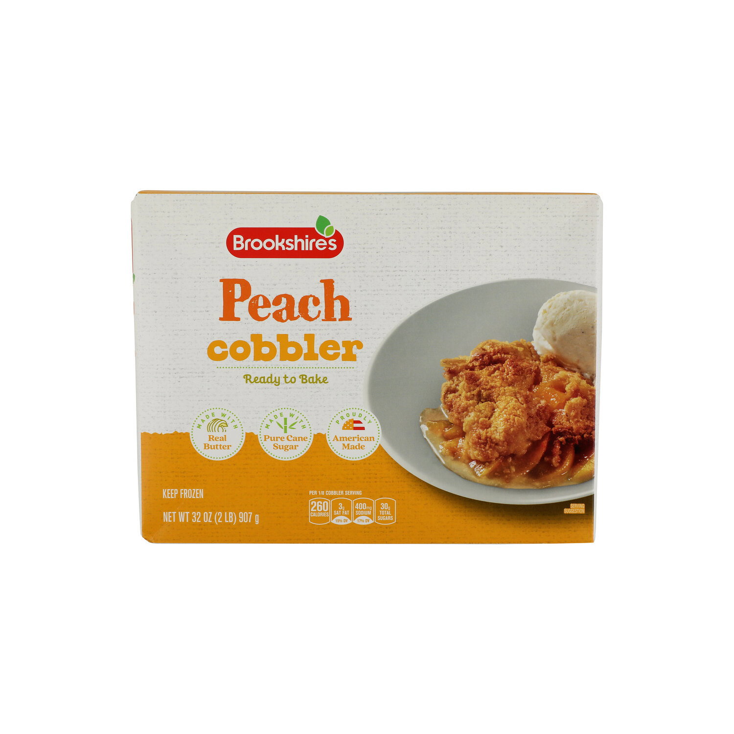 Brookshire's Peach Cobbler - 32 Ounce Image 1 of 2