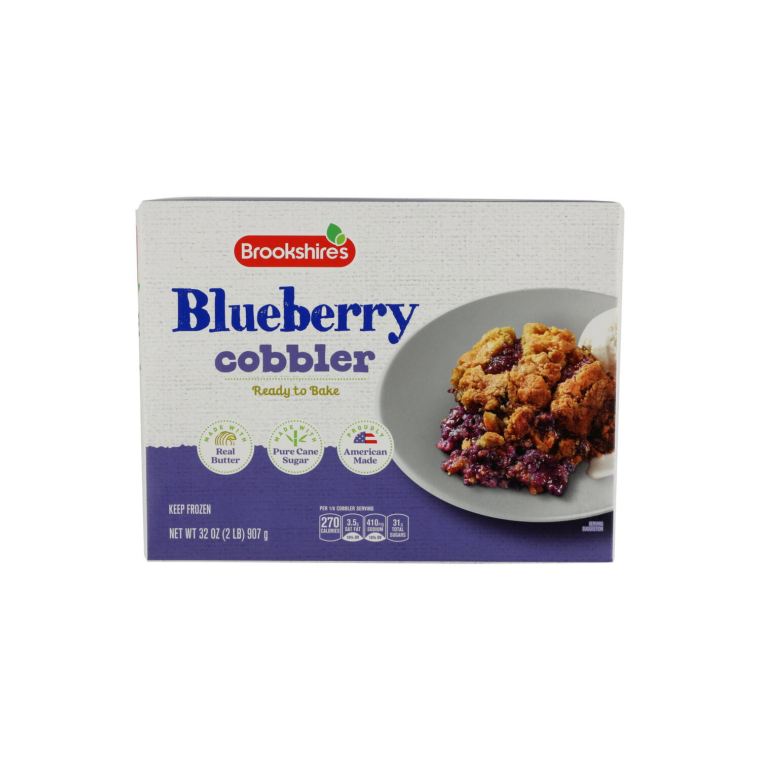 Brookshire's Blueberry Cobbler - 32 Ounce Image 1 of 2