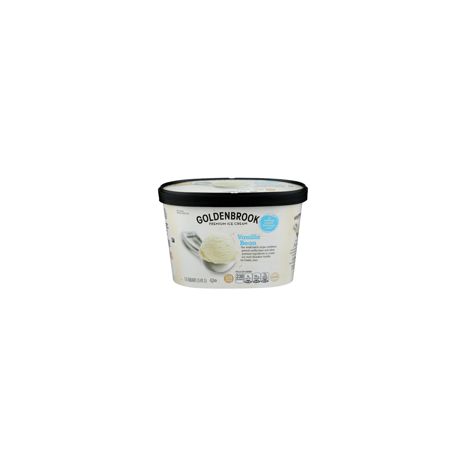 Goldenbrook Vanilla Bean Premium Ice Cream - 1.5 Quart Image 1 of 4