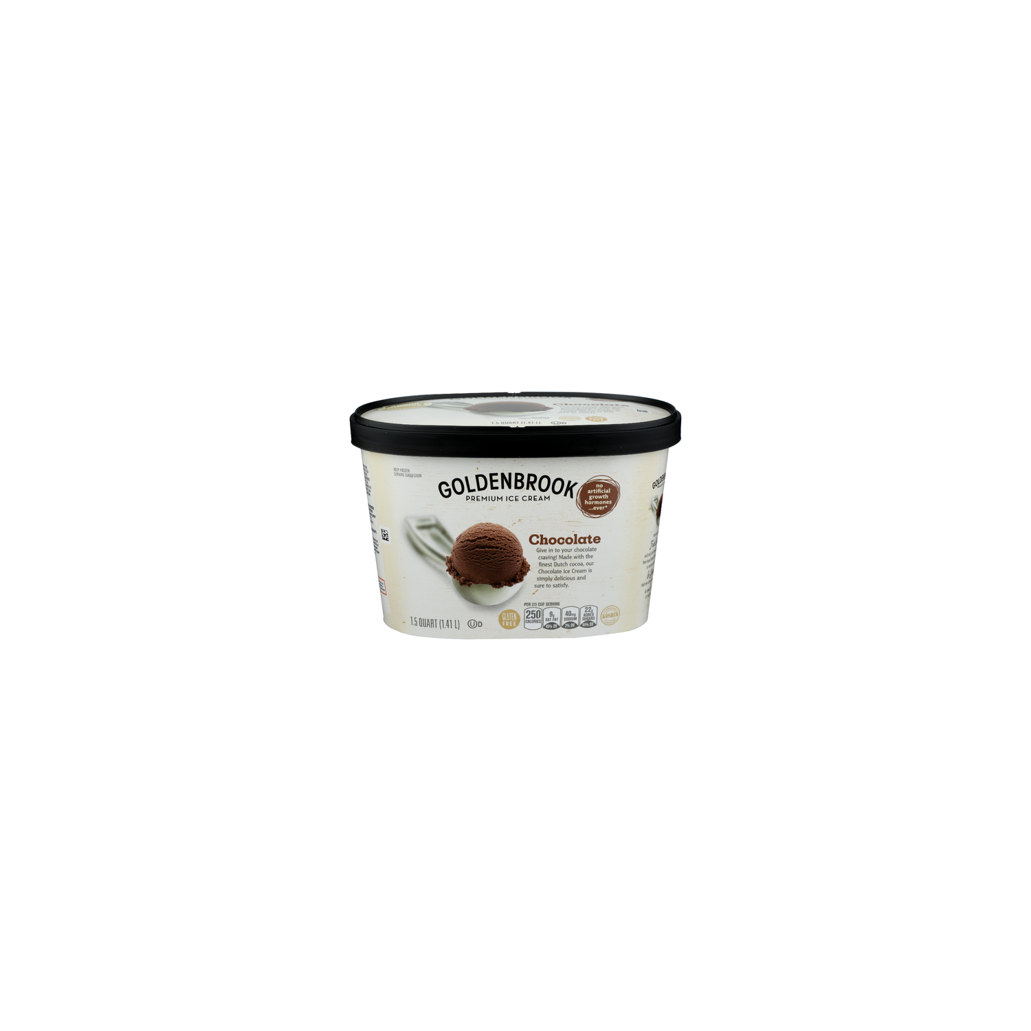 Goldenbrook Chocolate Premium Ice Cream - 1.5 Quart Image 1 of 4