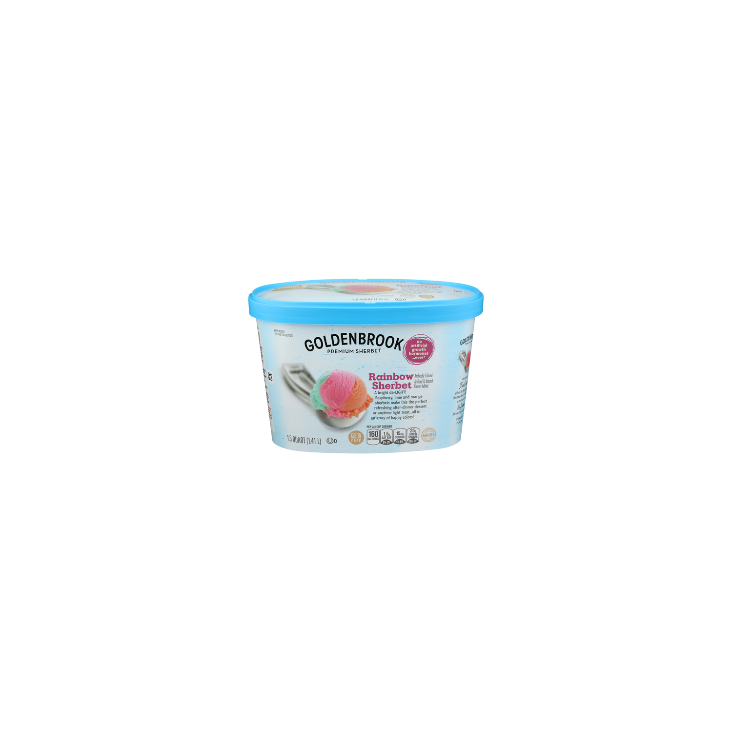 Goldenbrook Rainbow Sherbet - 1.5 Quart Image 1 of 4