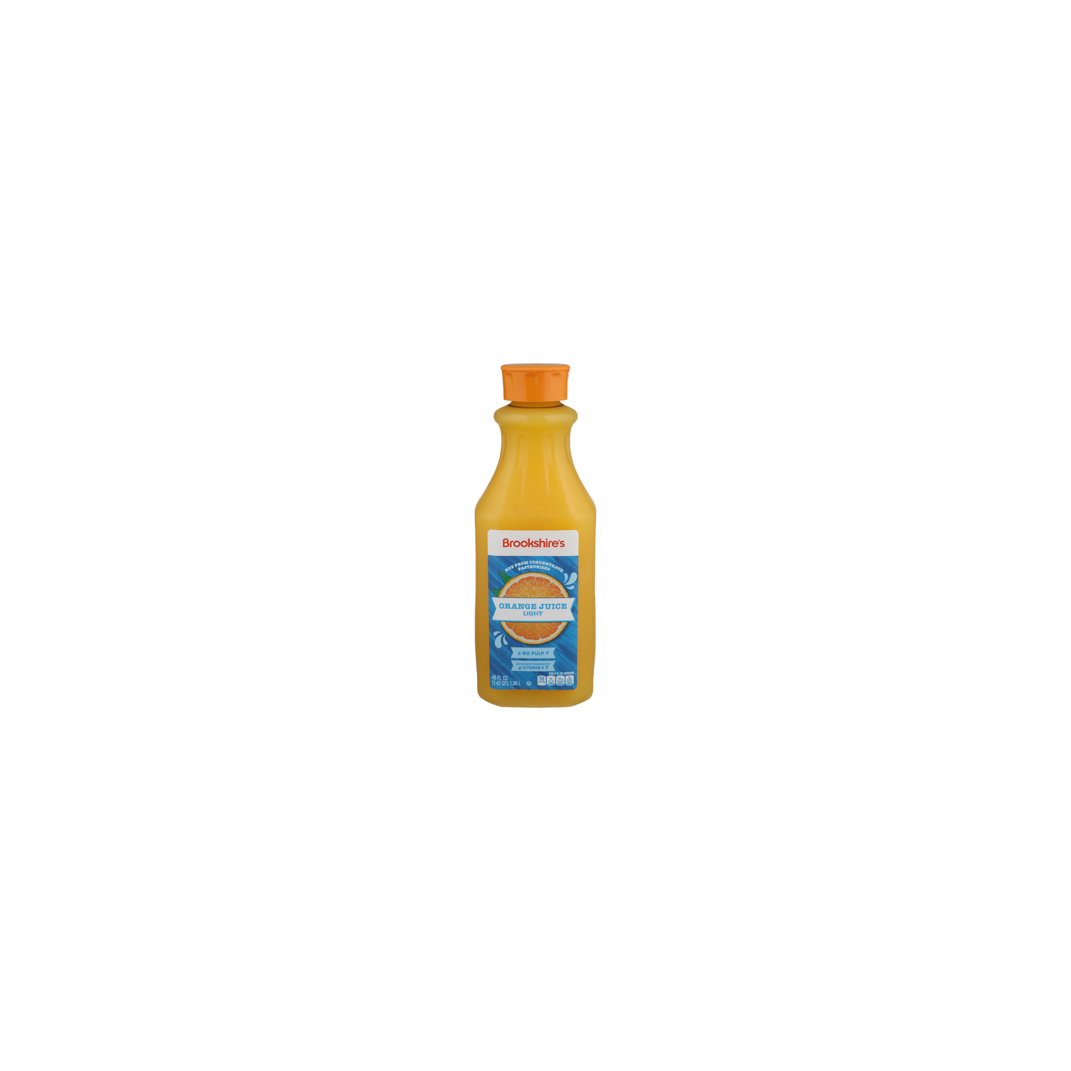 Brookshire's Light No Pulp Orange Juice - 46 Fluid Ounce Image 1 of 4