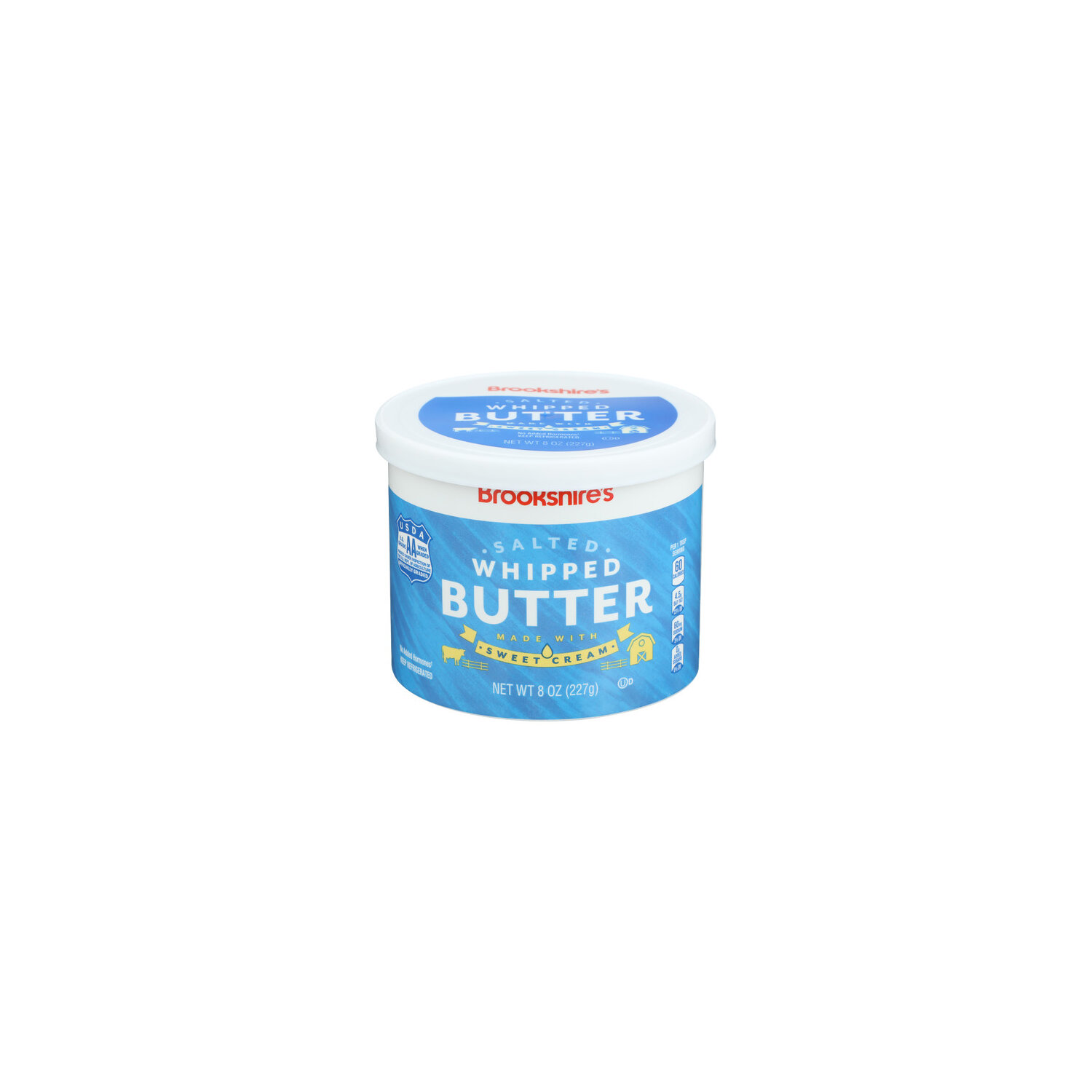 Brookshire's Salted Whipped Butter - 8 Ounce Image 1 of 4