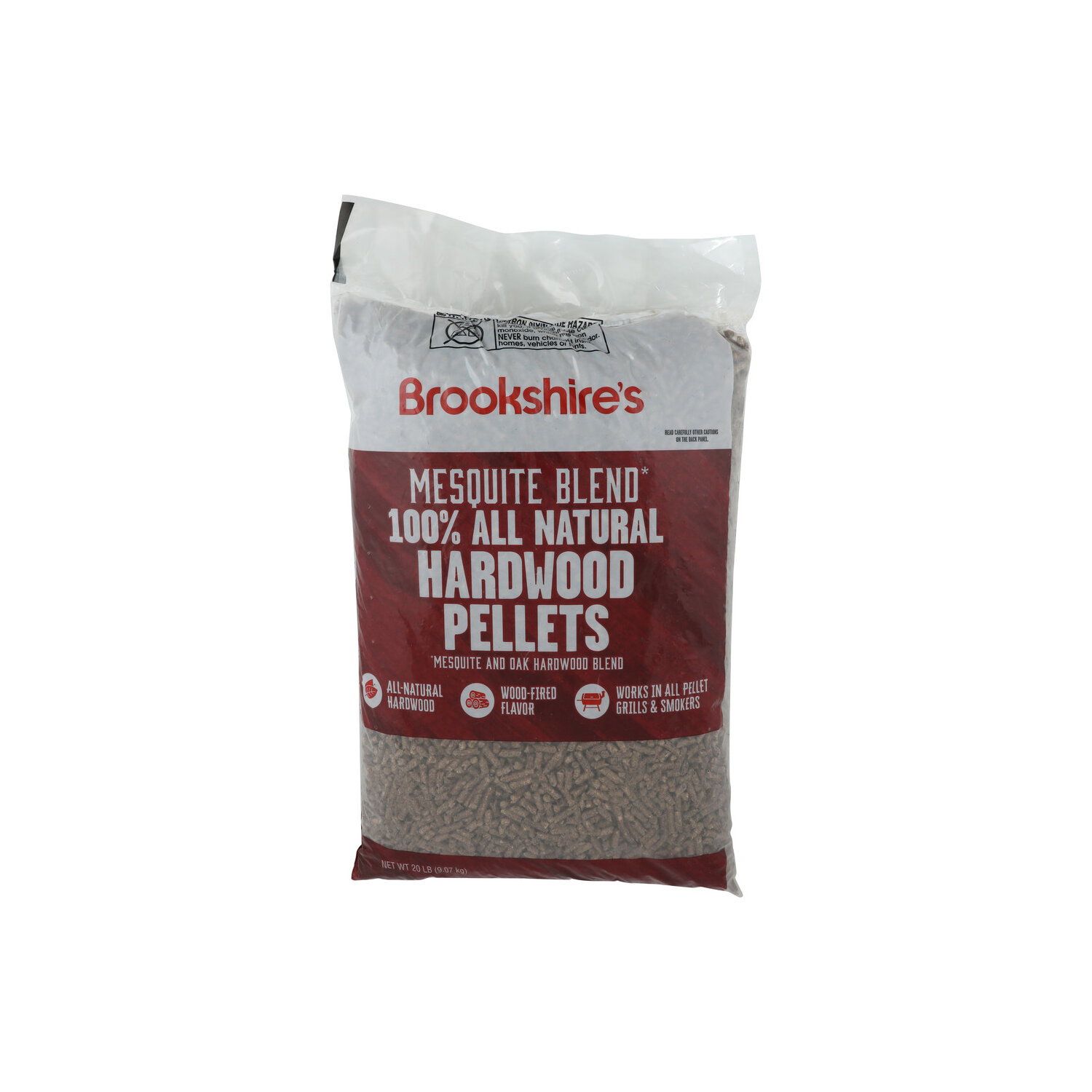 BROOKSHIRE's Brk Mesquite Pellets - 20 Pound Image 1 of 2