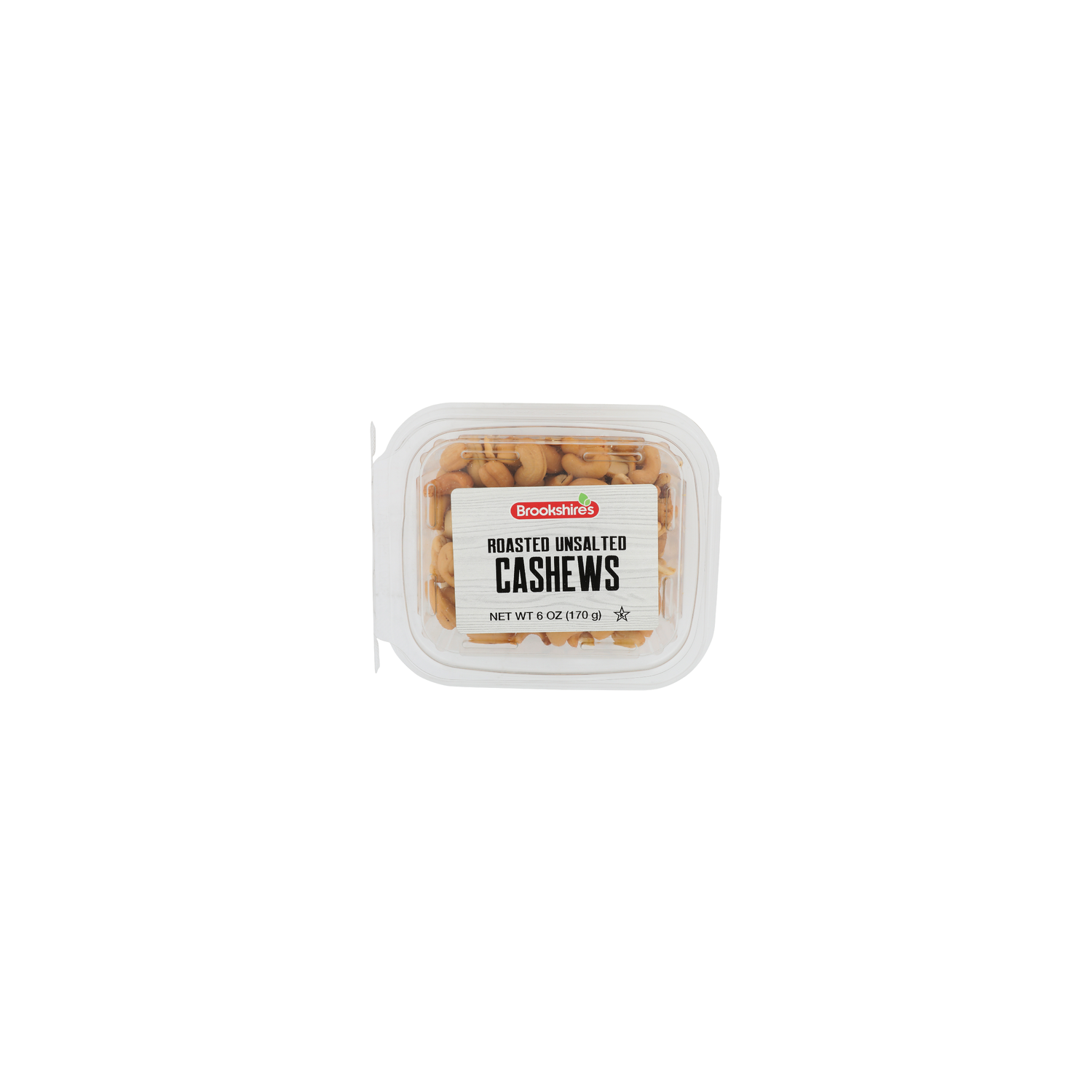 Brookshire's Roasted Unsalted Cashews - 6 Ounce Image 1 of 4