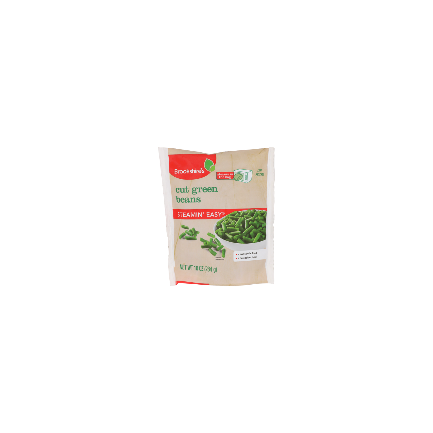 Brookshire's Steamin' Easy Cut Green Beans - 10 Ounce Image 1 of 4