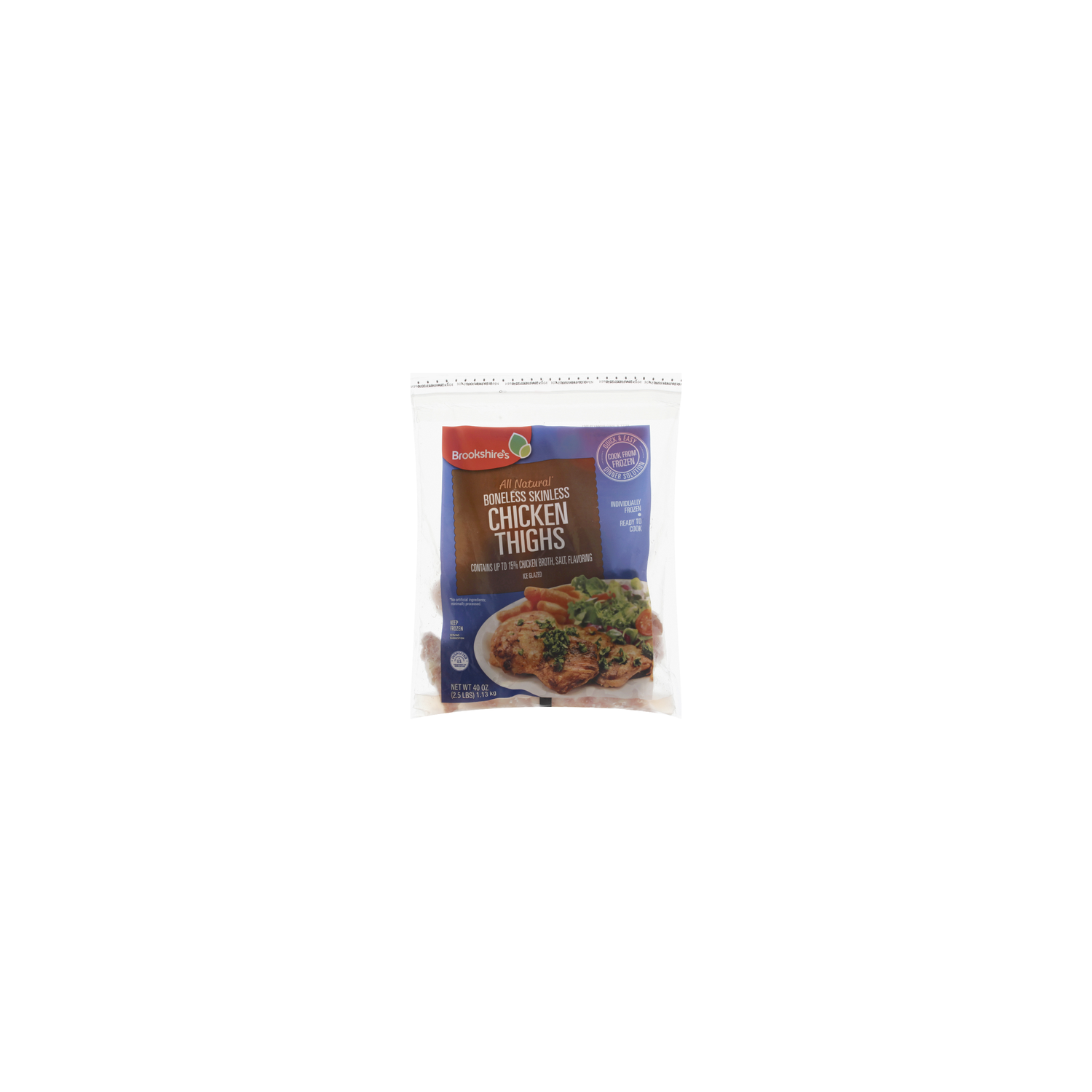 Brookshire's Boneless Skinless Chicken Thighs - 40 Ounce Image 1 of 4