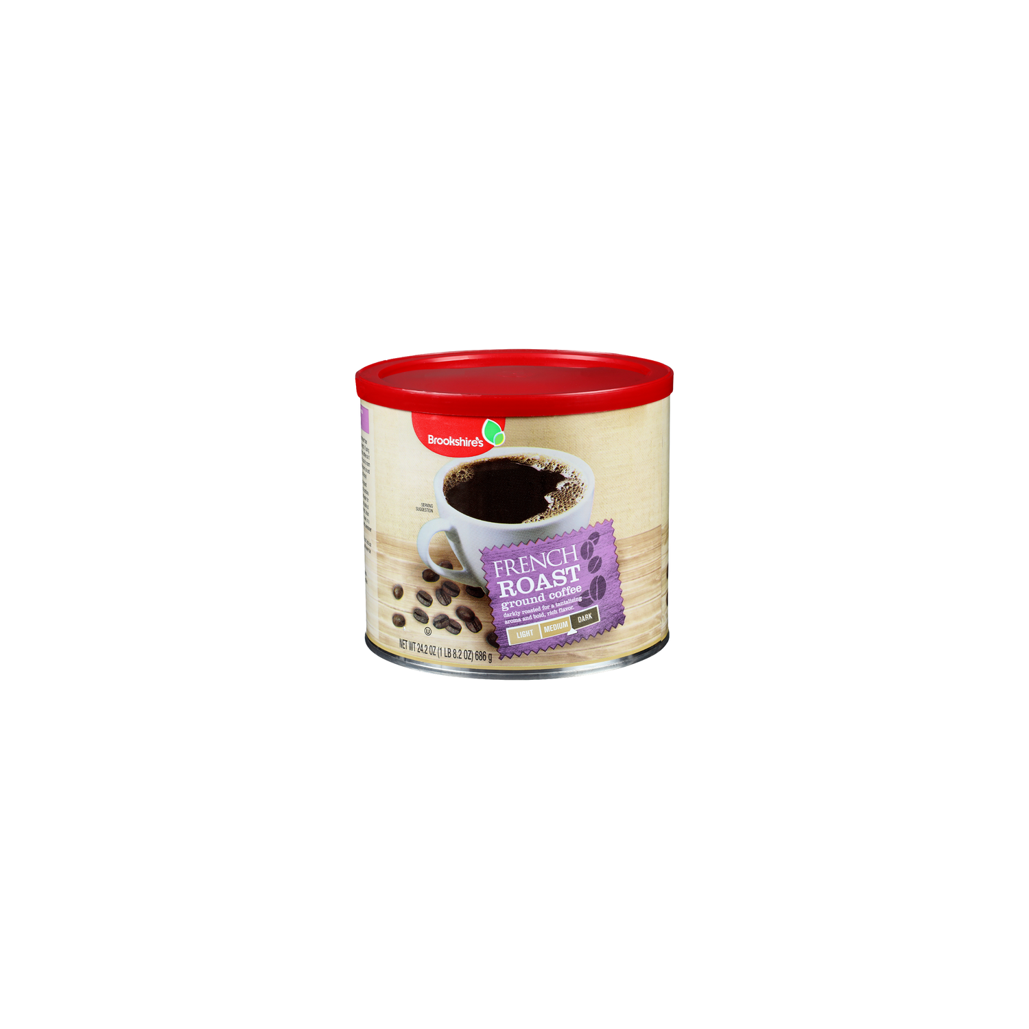 Brookshire's French Roast Medium-Dark Ground Coffee - 24.2 Ounce Image 1 of 3