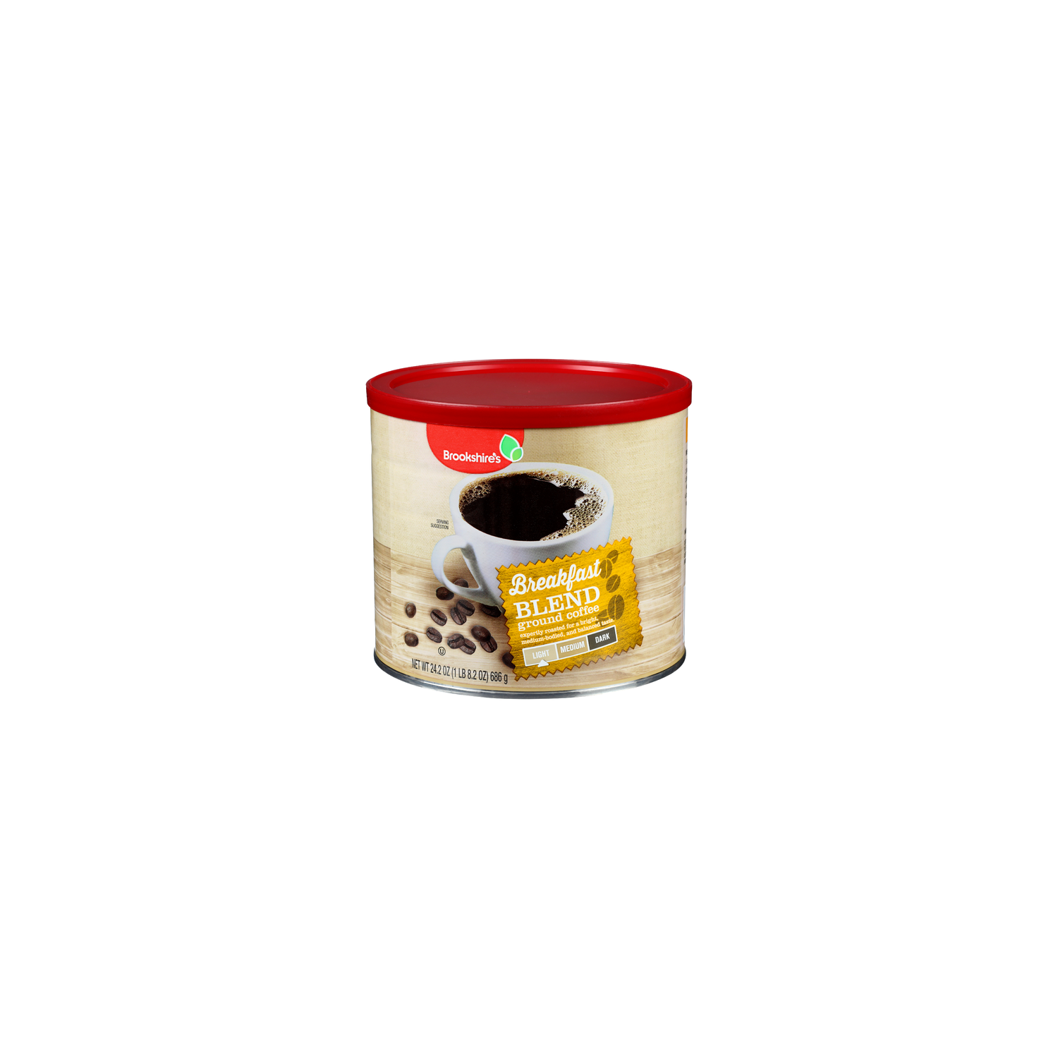Brookshire's Breakfast Blend Light Roast Ground Coffee - 24.2 Ounce Image 1 of 3