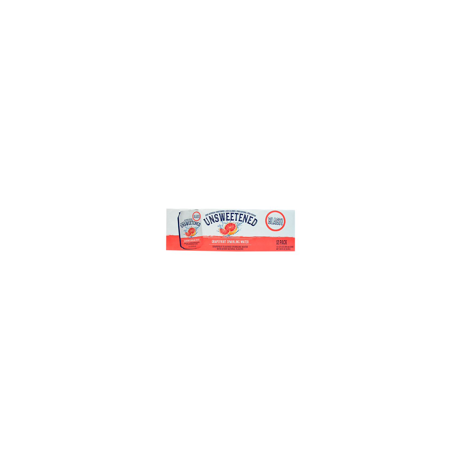 Brookshire's BLAST! Grapefruit Sparkling Water - 12 Count