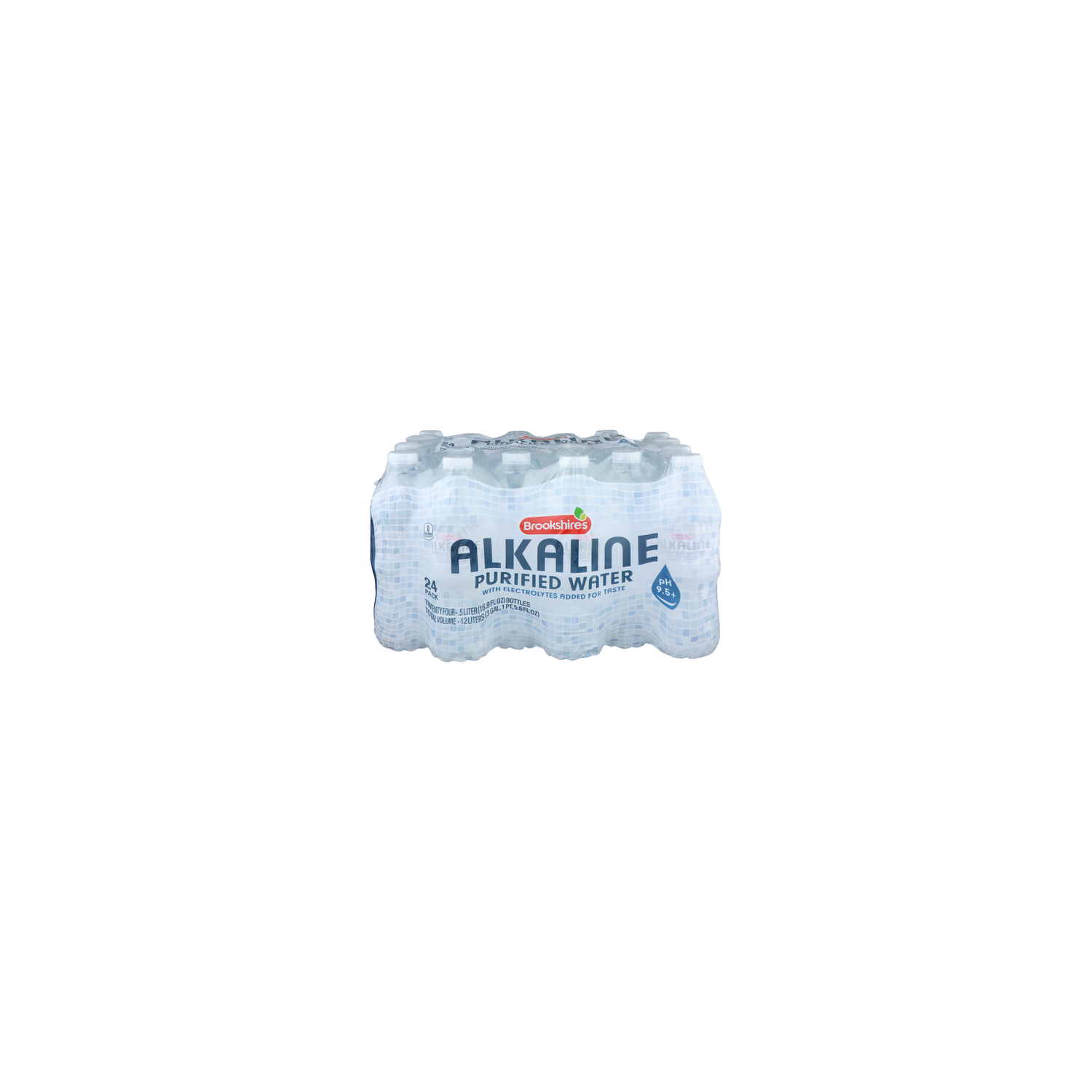 Brookshire's Alkaline Purified Water - 16.9 Fluid Ounce - 24 Count Image 1 of 2