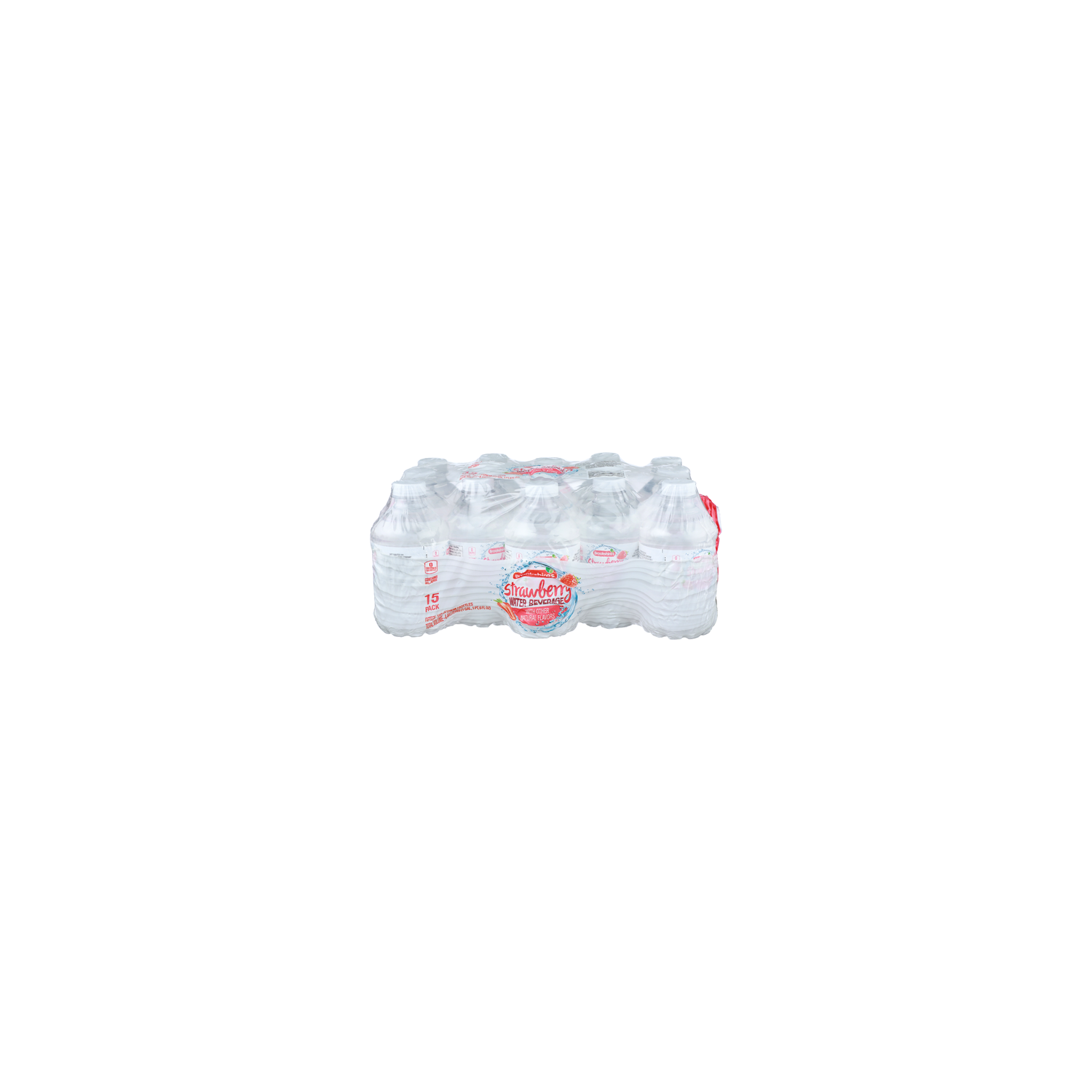 Brookshire's Strawberry Water Beverage - 10 Ounce - 15 Count Image 1 of 4