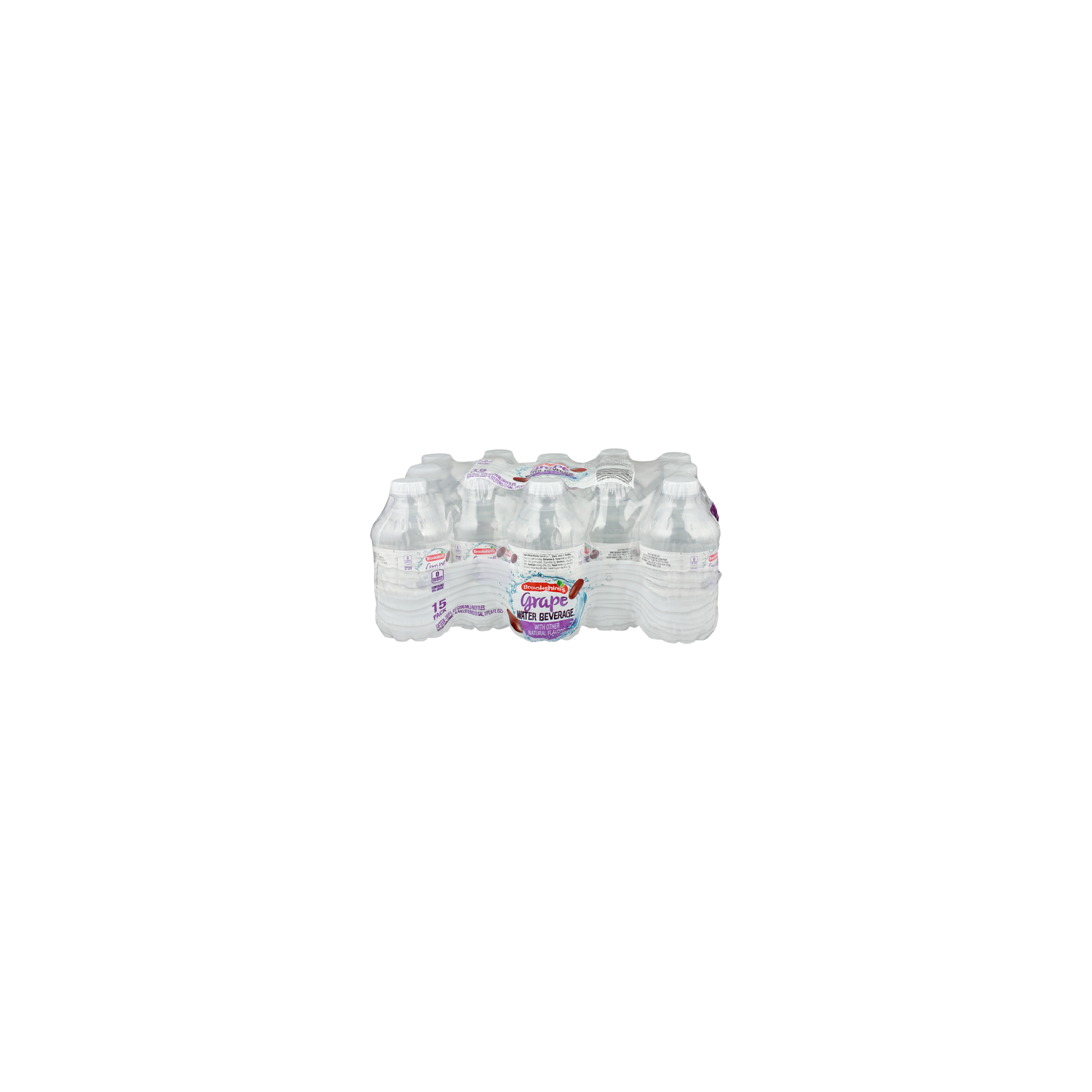 Brookshire's Water Beverage Grape - 10 Fluid Ounce - 15 Count Image 1 of 4