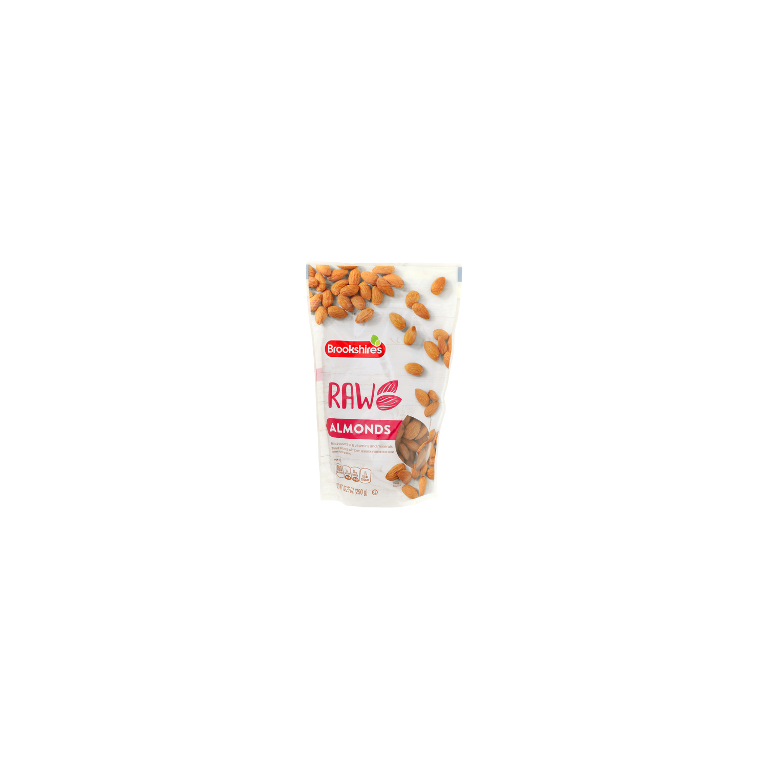 Brookshire's Raw Almonds - 10.25 Ounce Image 1 of 4
