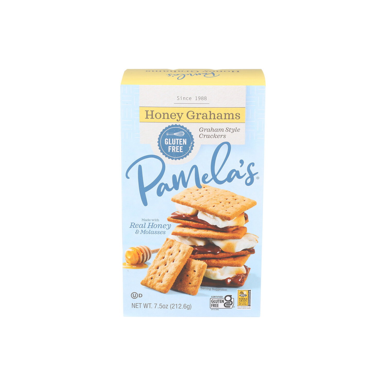 PAMELA'S Graham Crackers Honey - 7.5 Ounce Image 1 of 4