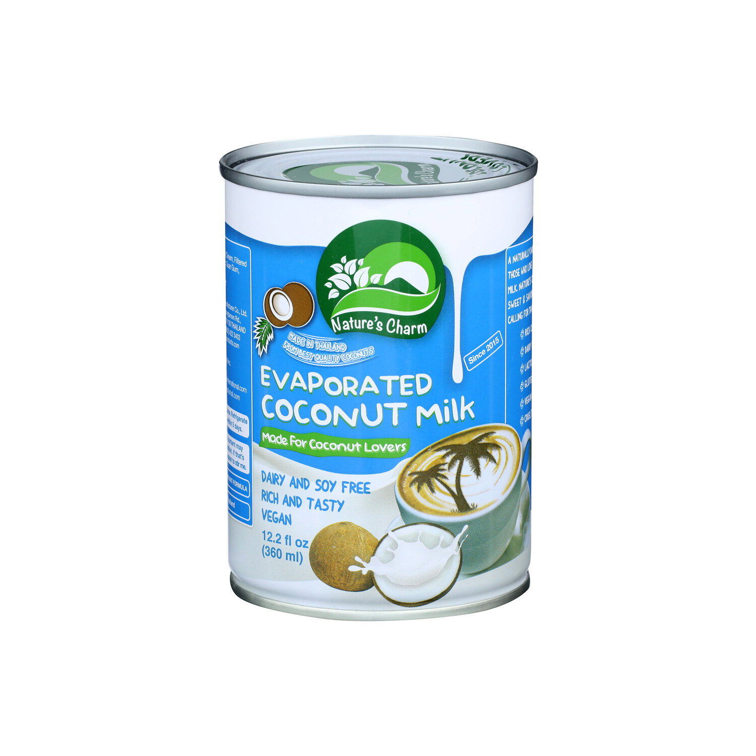 Nature's Charm Rich And Tasty Evaporated Coconut Milk - 12.2 Fluid Ounce Image 1 of 4