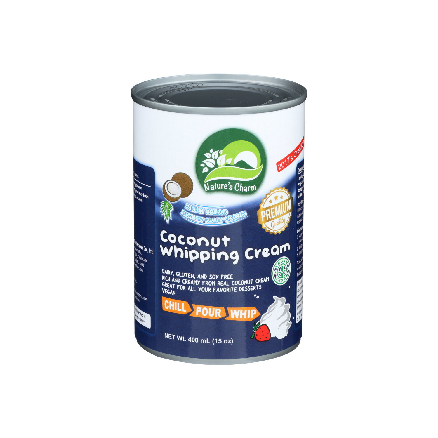NATURE's Charm Whipping Cream-Coconut - 400 ml Image 1 of 2