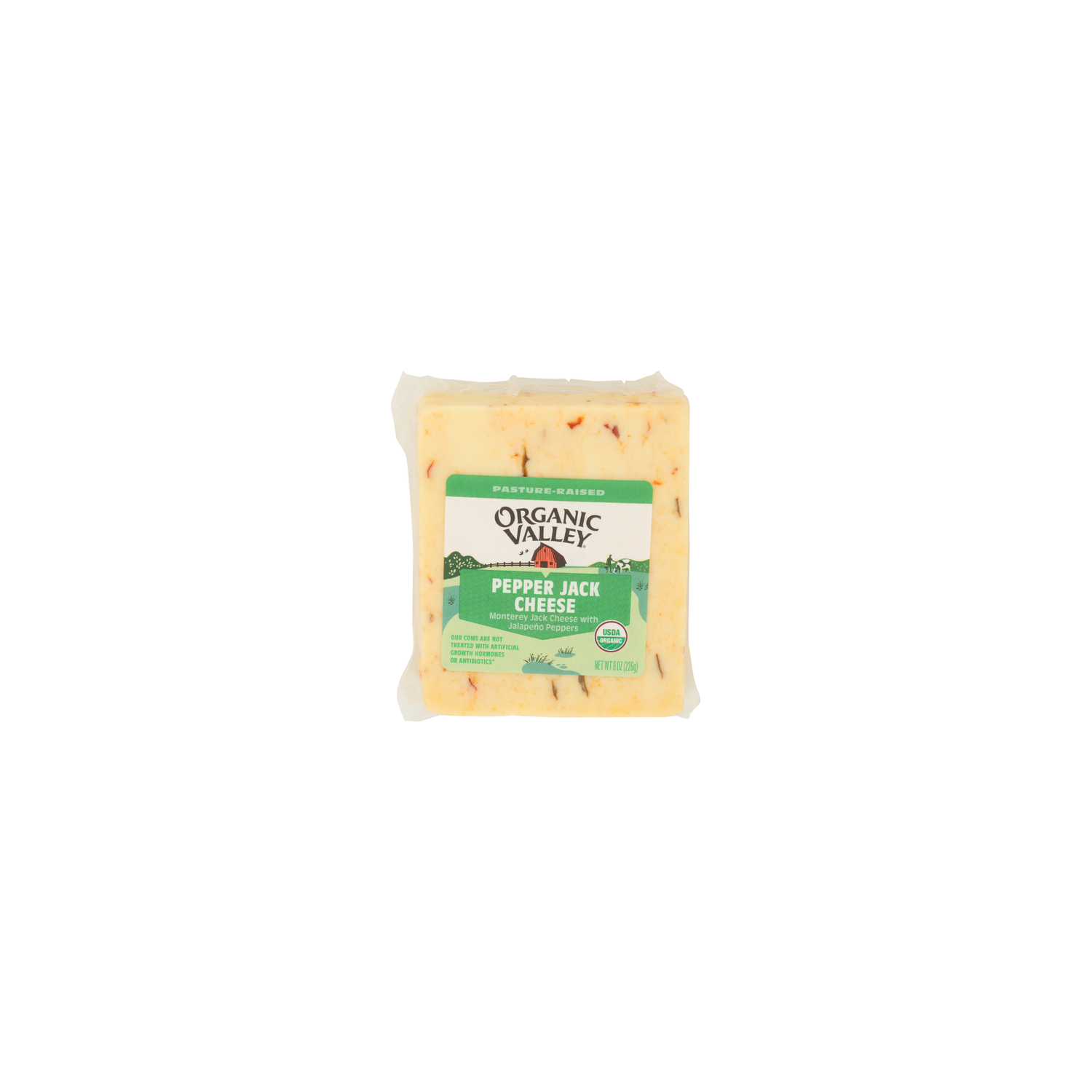 Organic Valley Organic Pepper Jack Cheese Block - 8 Ounce Image 1 of 4