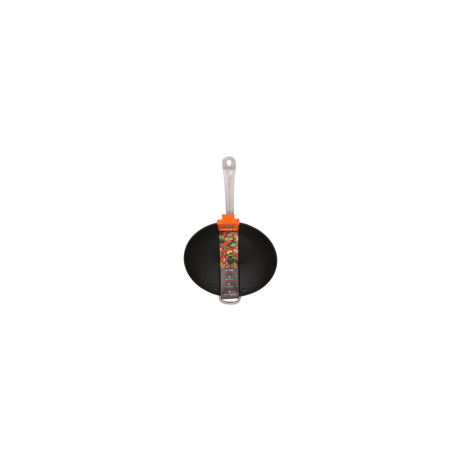 Imusa Light Cast Iron 14 Wok - 1 Each Image 1 of 2