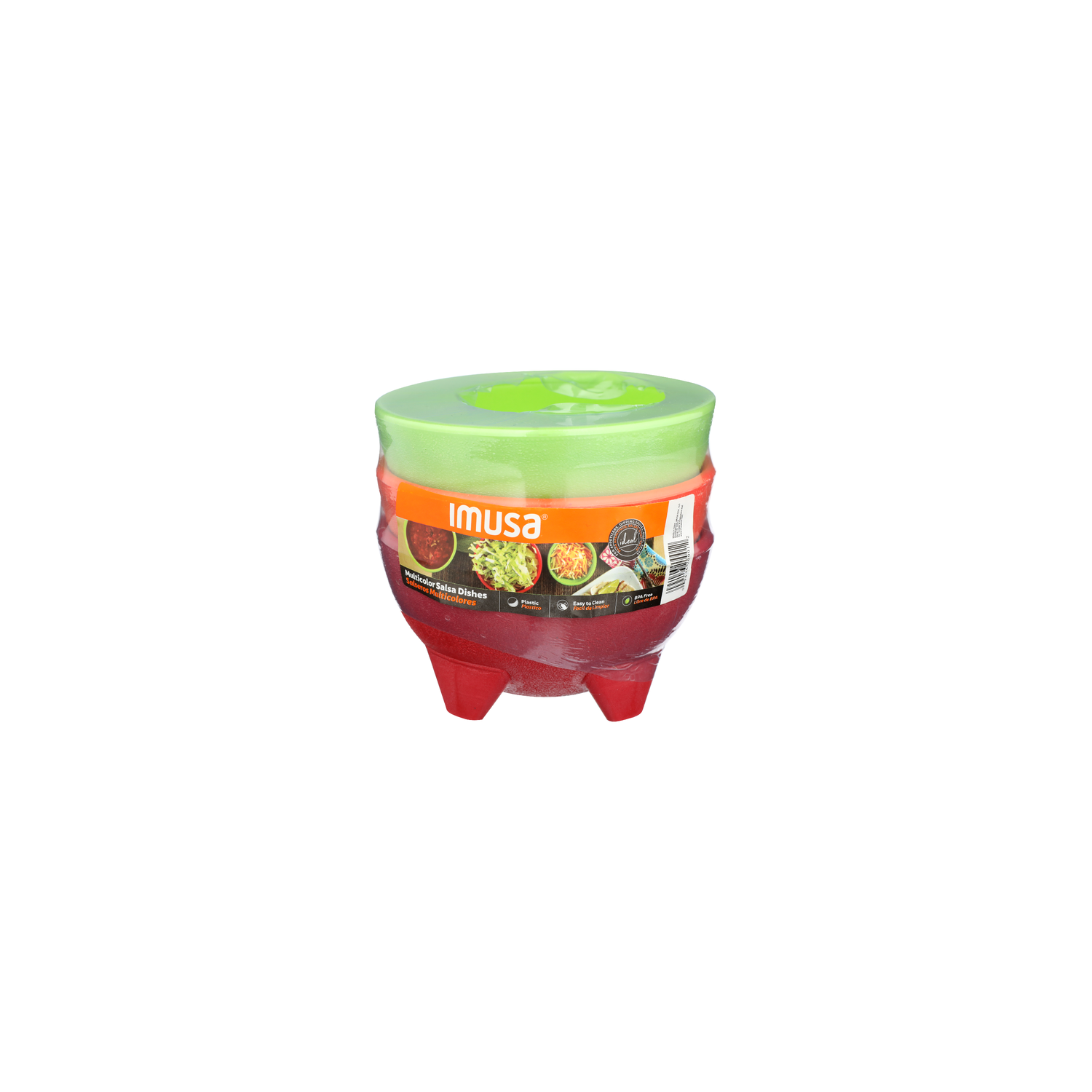 Imusa Multicolor Salsa Dishes - 3 Count Image 1 of 2