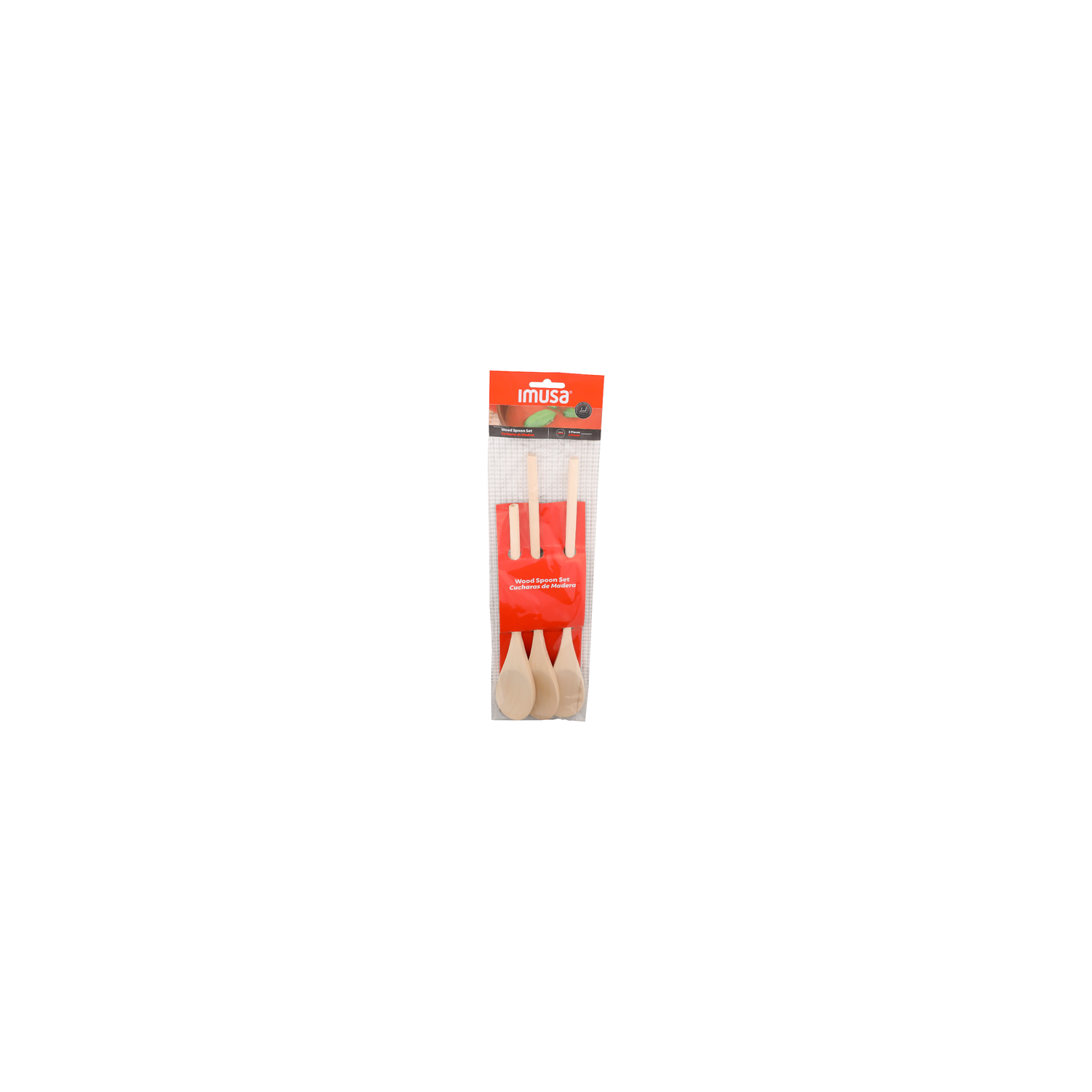 Imusa Wood Spoon Set - 3 Count Image 1 of 2