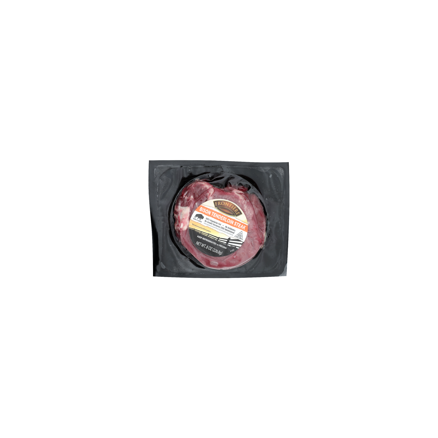 Frontiere Natural Meats Bison Tenderloin Steak - 8 Ounce Image 1 of 4