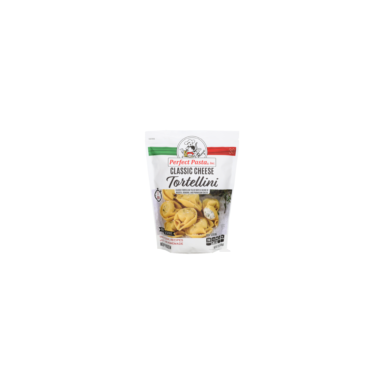 Perfect Pasta Inc. Classic Cheese Tortellini - 12 Ounce Image 1 of 4