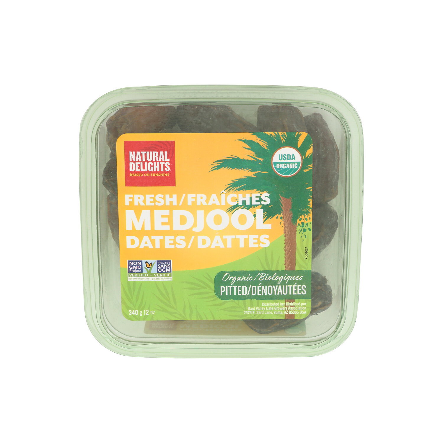 Bard Valley Natural Delights Fresh Pitted Medjool Dates - 340 Gram Image 1 of 3