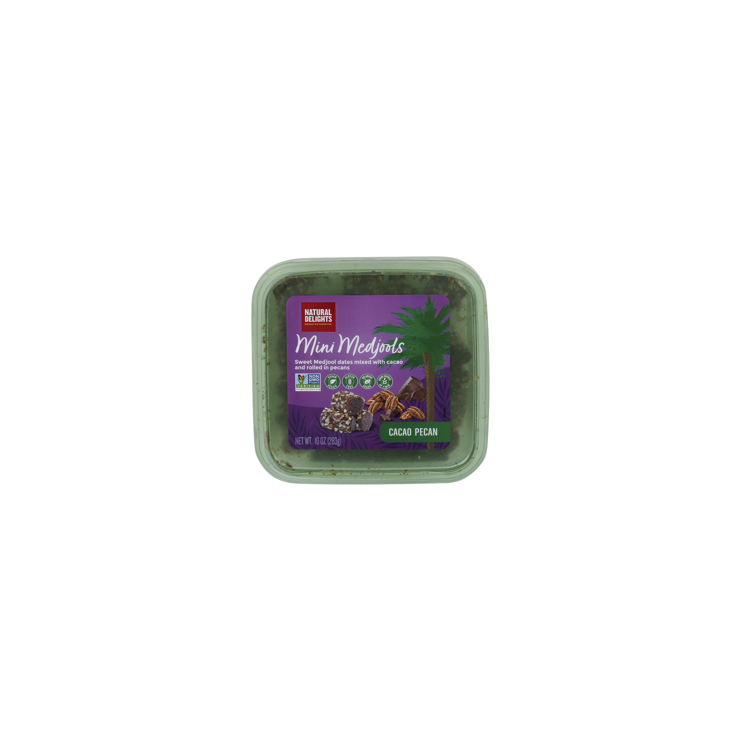Bard Valley Natural Delights Cacao Pecan Mini Medjool Dates - 10 Ounce Image 1 of 4