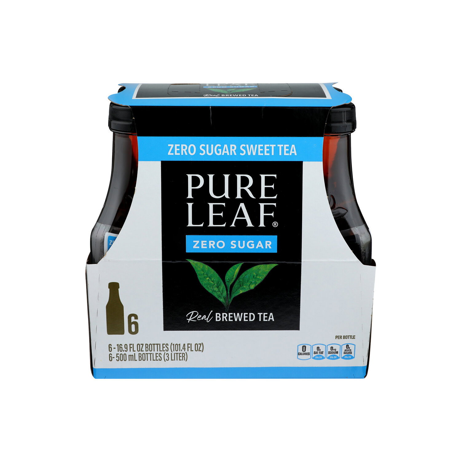 Pure Leaf Zero Sugar Sweet 6 - 16.9 Fluid Ounce - 6 Count Image 1 of 4