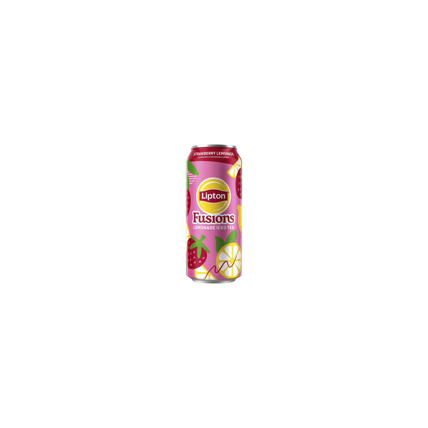 Lipton Fusions Iced Tea Strawberry Lemonade - 16 Fluid Ounce