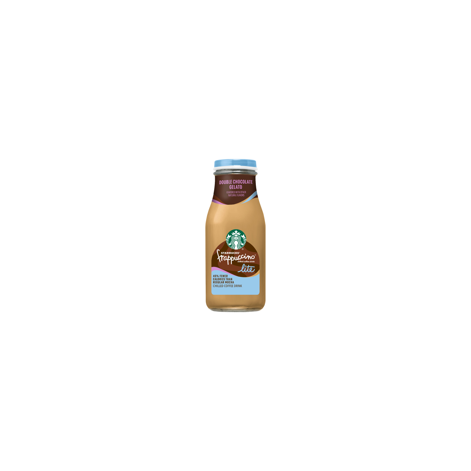 Starbucks Frappuccino Chilled Coffee Drink Lite Double Chocolate Gelato - 9.5 Fluid Ounce