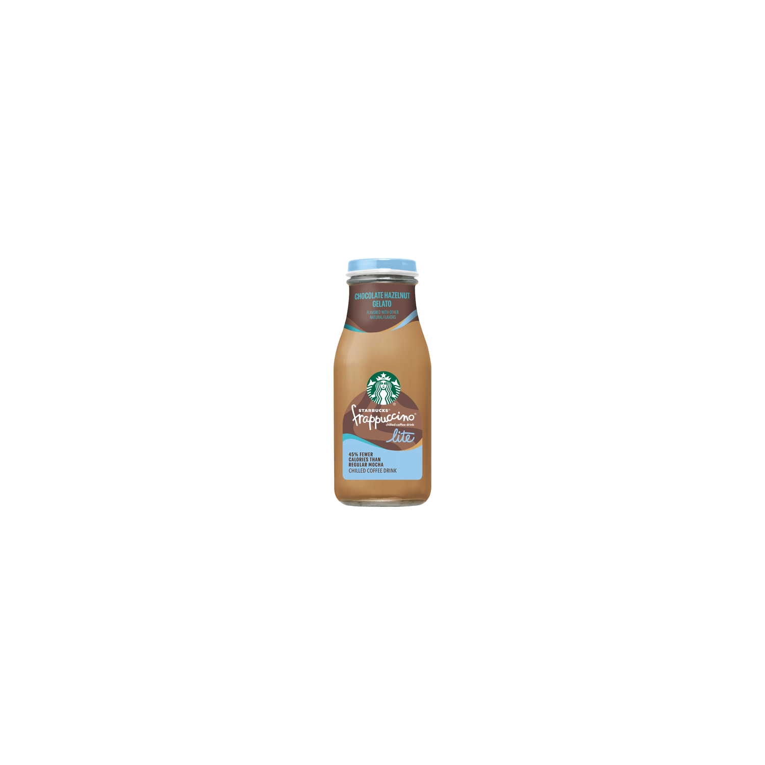 Starbucks Frappuccino Lite Chilled Coffee Drink Chocolate Hazelnut Gelato - 9.5 Fluid Ounce