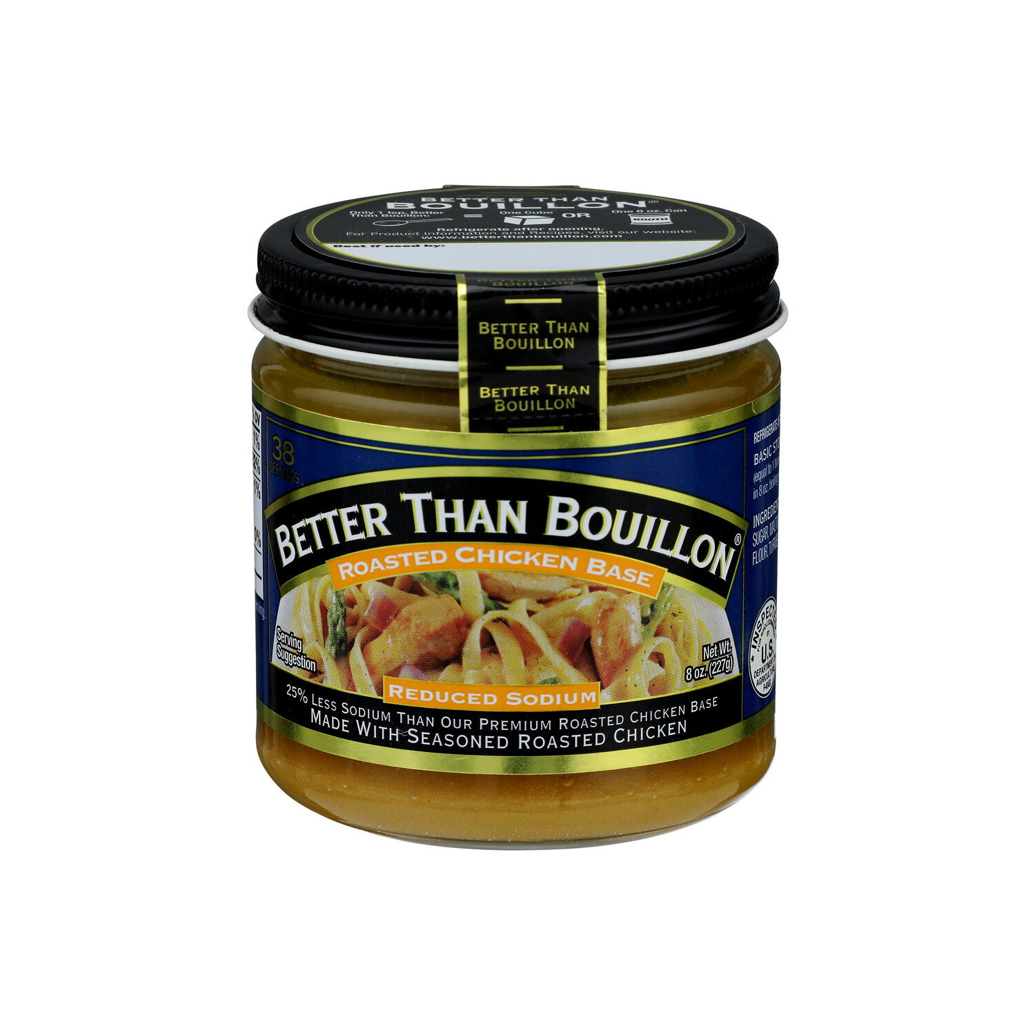 Better Than Bouillon Chicken Reduce Sodium Roasted Base Reduced - 8 Ounce Image 1 of 4