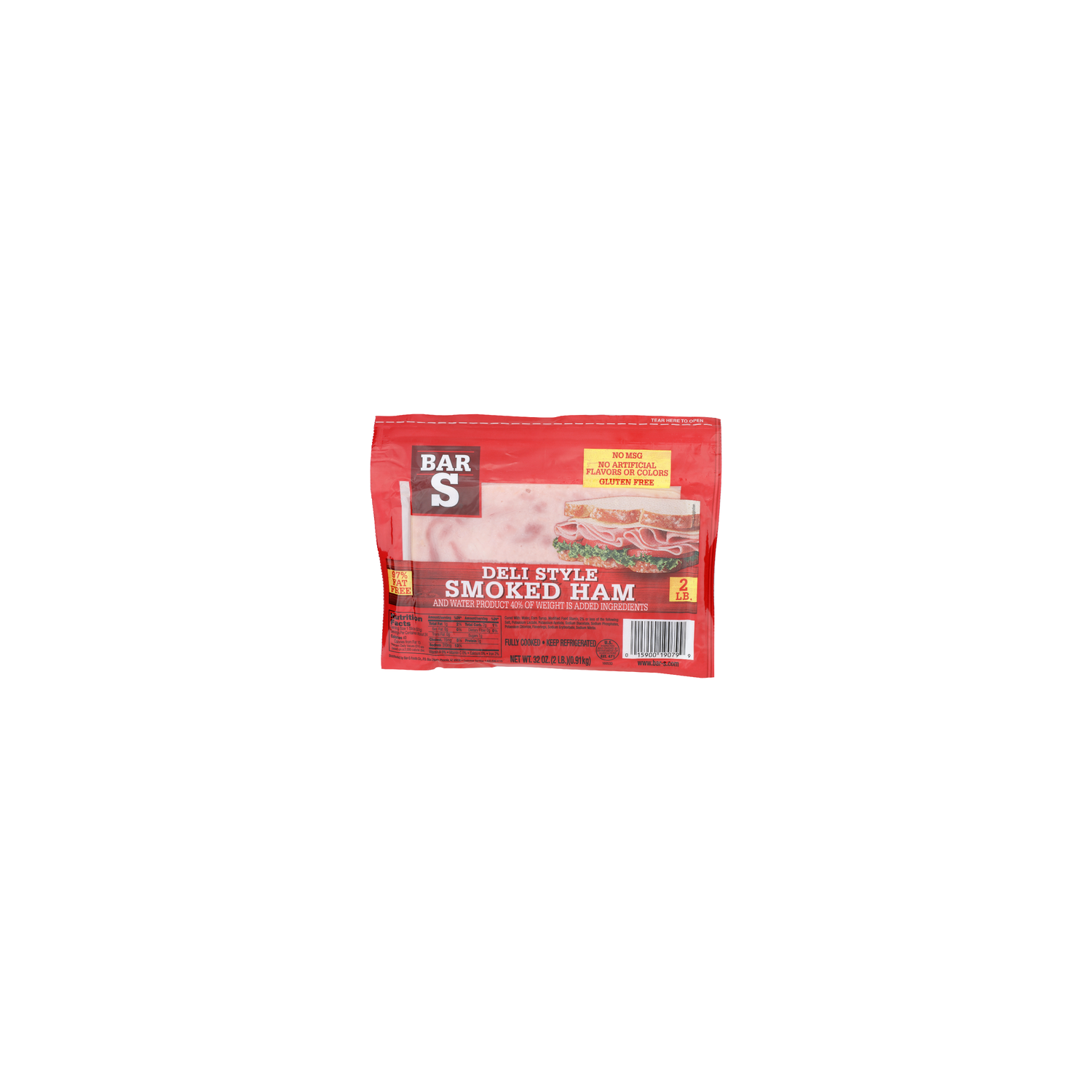 Bar S Deli Style Smoked Ham - 32 Ounce Image 1 of 4