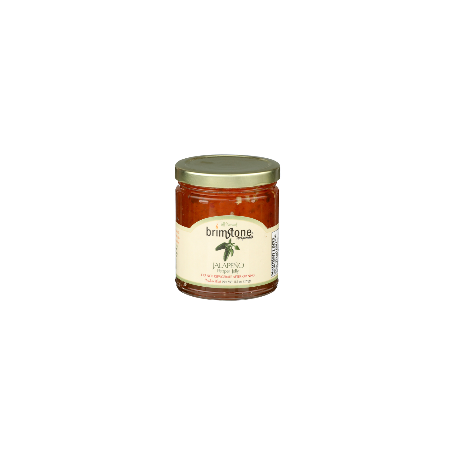 Brimstone Originals Pepper Jelly Jalapeno - 11.5 Ounce Image 1 of 4