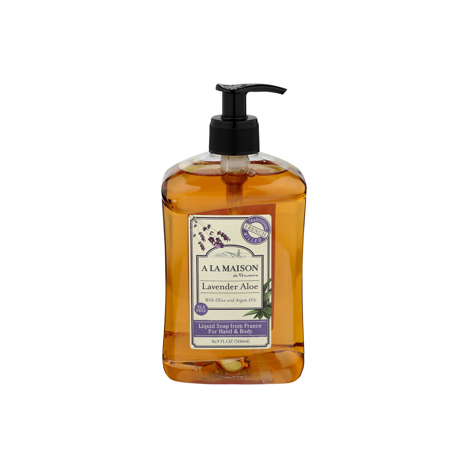 A La Maison De Provence Lavender Aloe Liquid Soap From France For Hand & Body - 16.9 Fluid Ounce Image 1 of 3