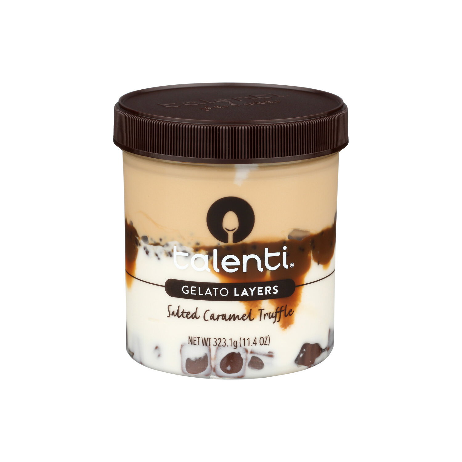 Talenti Layer Salted Caramel Truffle Gelato - 323.1 Gram Image 1 of 4