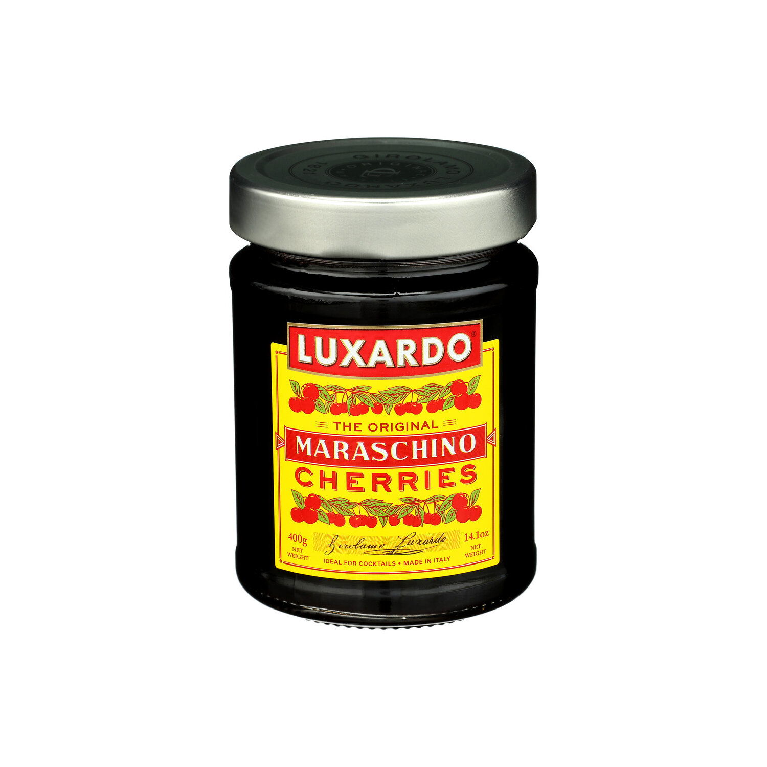 Pio Cesare Luxardo Maraschino Cherries In Heavy Syrup - 400 Gram