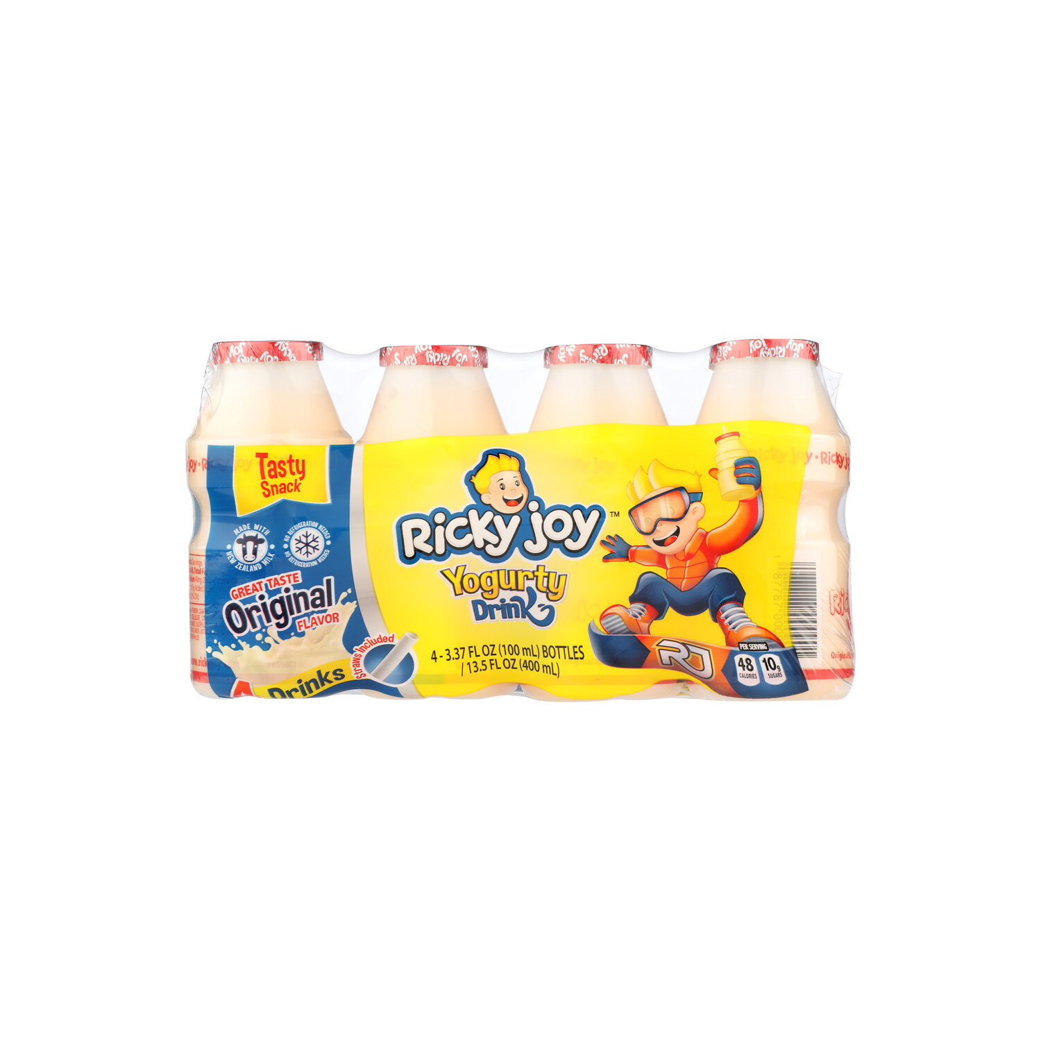 Ricky Joy Original Flavor Yogurty Drink - 3.375 Fluid Ounce - 4 Count Image 1 of 2