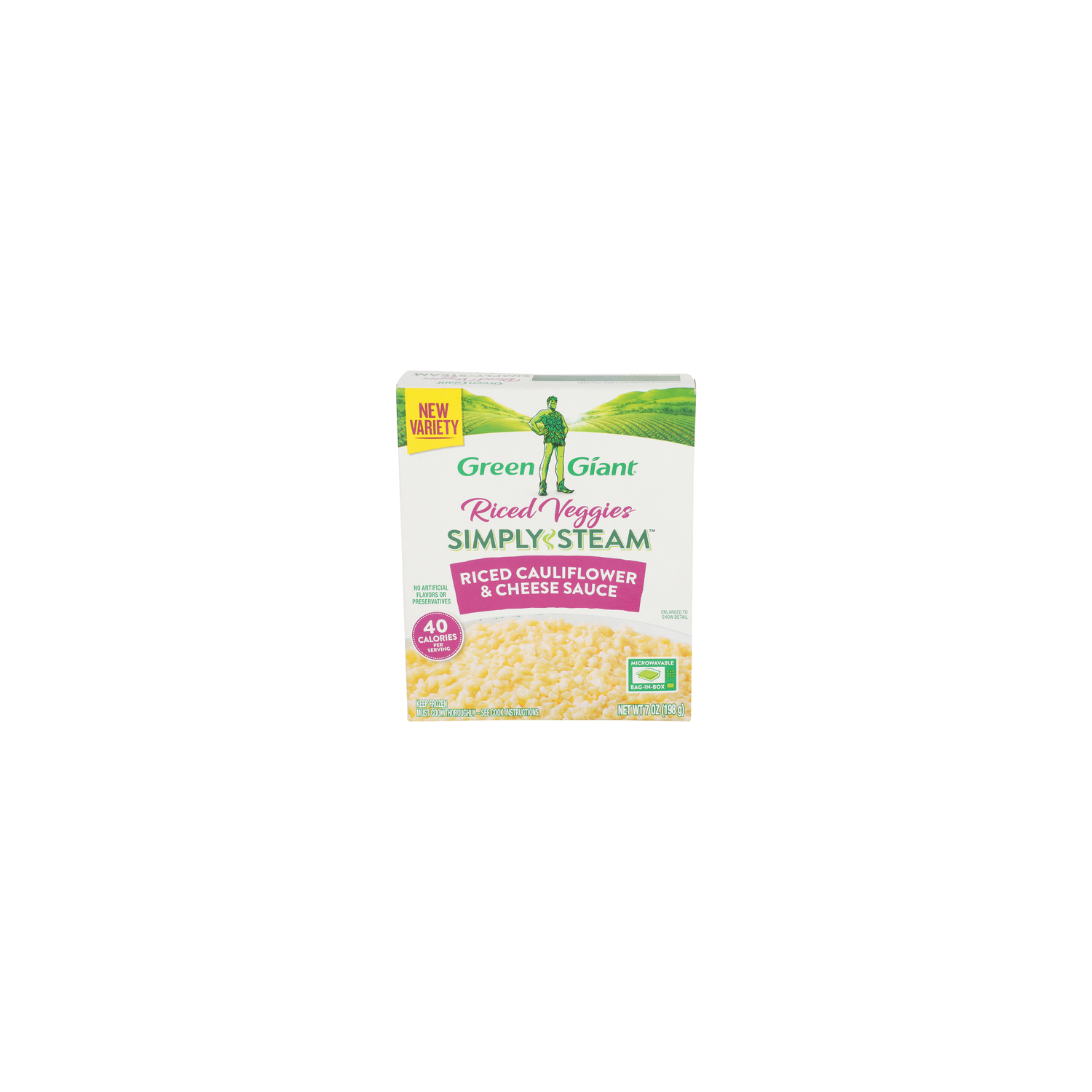Green Giant Simply Steam Riced Veggies Cauliflower & Cheese Sauce - 7 Ounce Image 1 of 4