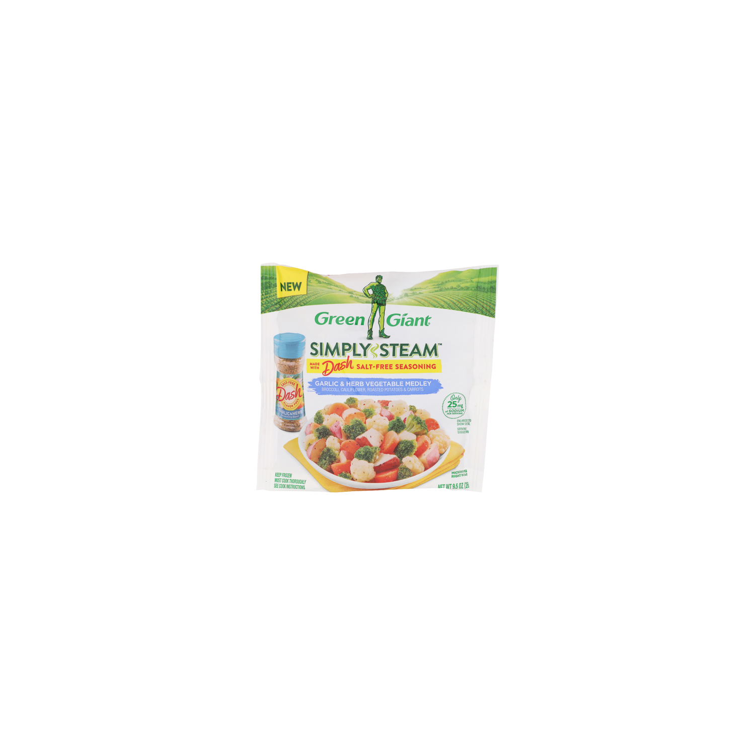 Green Giant Simply Steam Garlic & Herb Vegetable Medley - 9.5 Ounce Image 1 of 4