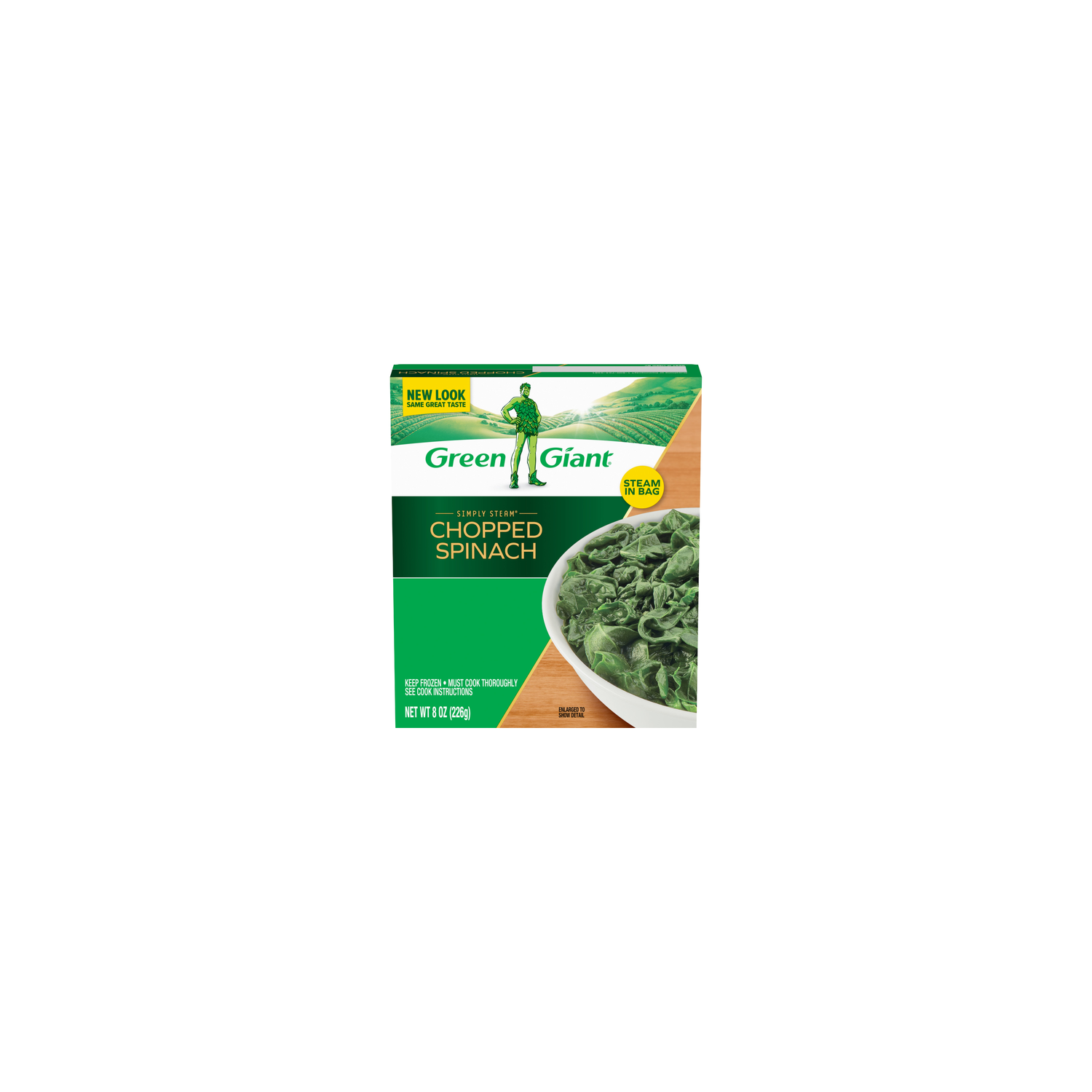 Green Giant Simply Steam Chopped Spinach - 8 Ounce Image 1 of 2