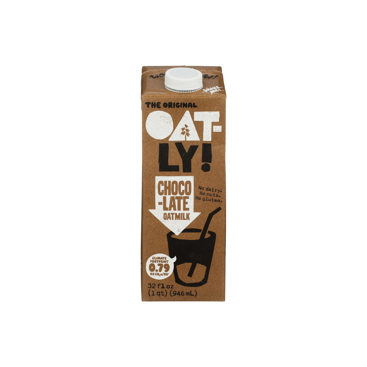 THE ORIGINAL OAT-LY! Chocolate Ambient Oat Milk - 32 Fluid Ounce Image 1 of 4