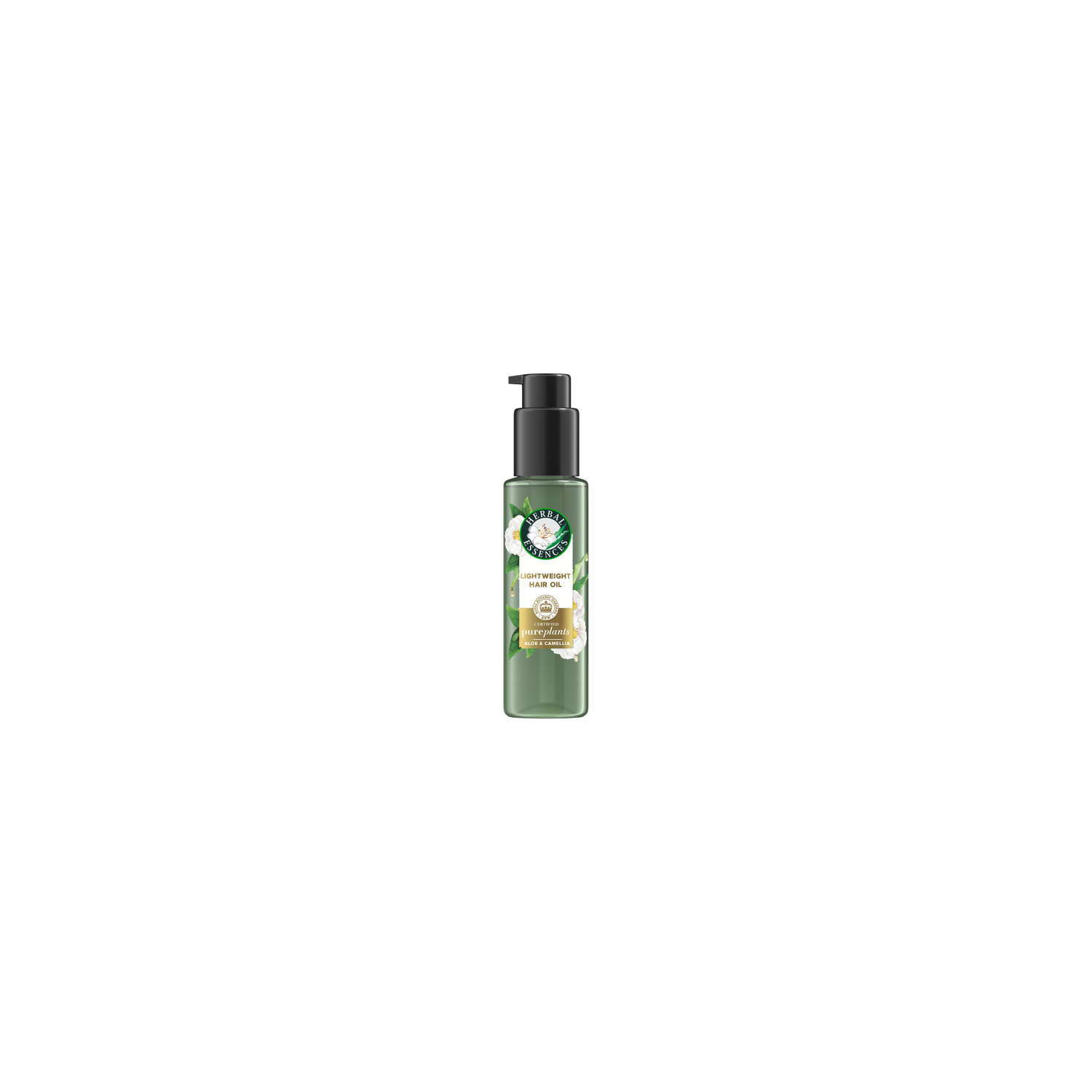 Herbal Essences Lightweight Hair Oil, Certified Pure Plants, With Aloe And Camellia Flower - 3.2 Ounce Image 1 of 2