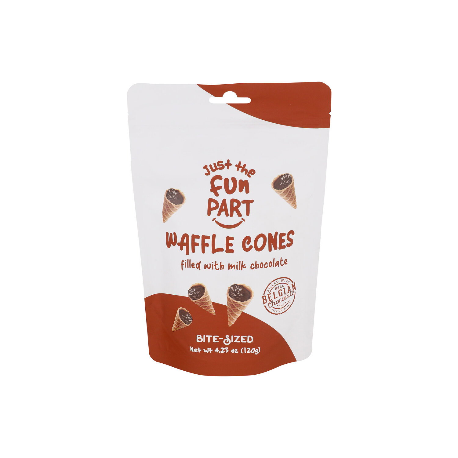 Just The Fun Part Waffle Cones - 4.23 Ounce Image 1 of 4