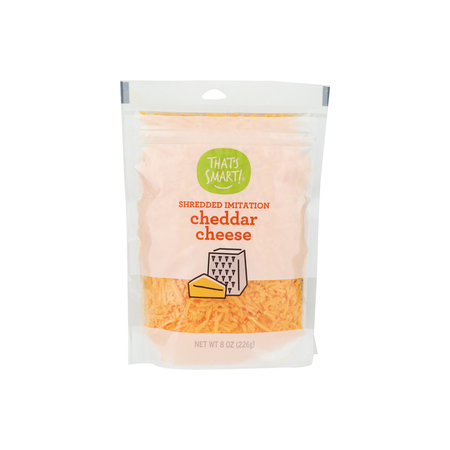 THAT's SMART! Shredded Imitation Cheddar Cheese - 8 Ounce Image 1 of 4