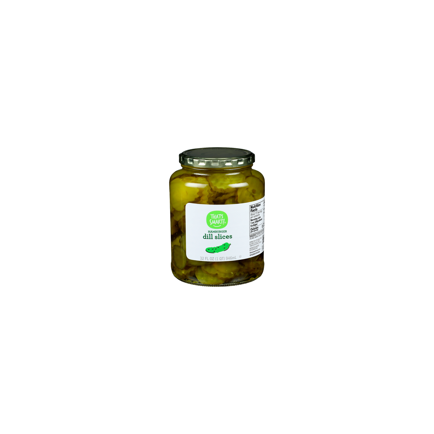 THAT's SMART! Hamburger Dill Slices - 32 Fluid Ounce Image 1 of 4