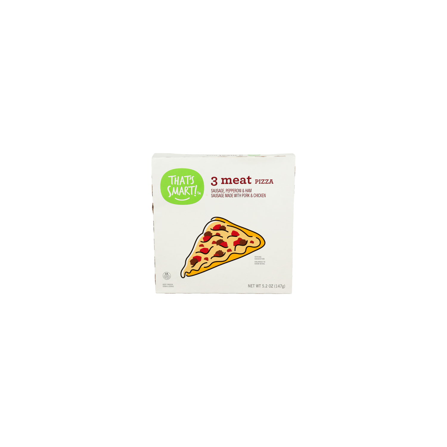 THAT's SMART! Sausage, Pepperoni & Ham. Pizza - 1.733 Ounce - 3 Count Image 1 of 4